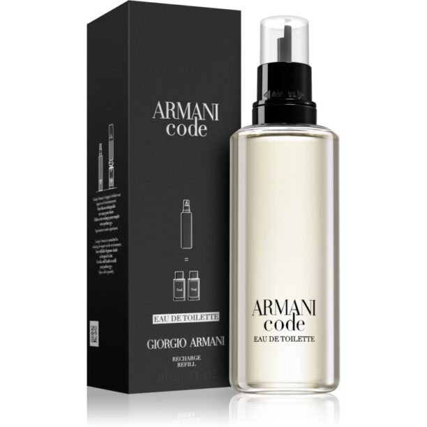 Cumpăra Armani Code Eau de Toilette rezervă pentru bărbați 150 ml