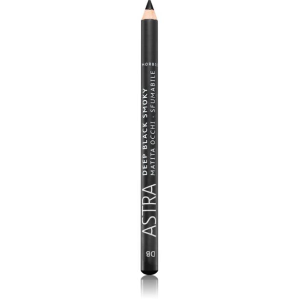 Astra Make-up Deep Black Smoky creion kohl pentru ochi pentru un machiaj fumuriu culoare Black 1