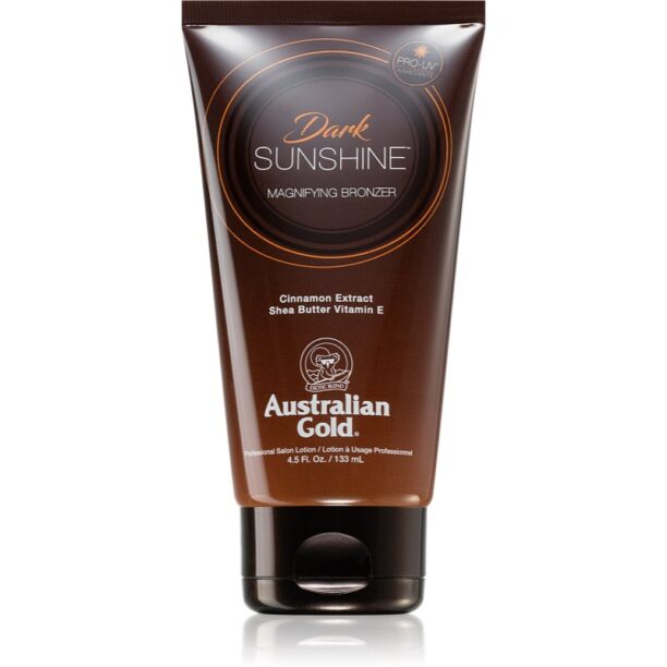 Australian Gold Dark Sunshine loțiune de bronzare pentru un bronz intens 133 ml