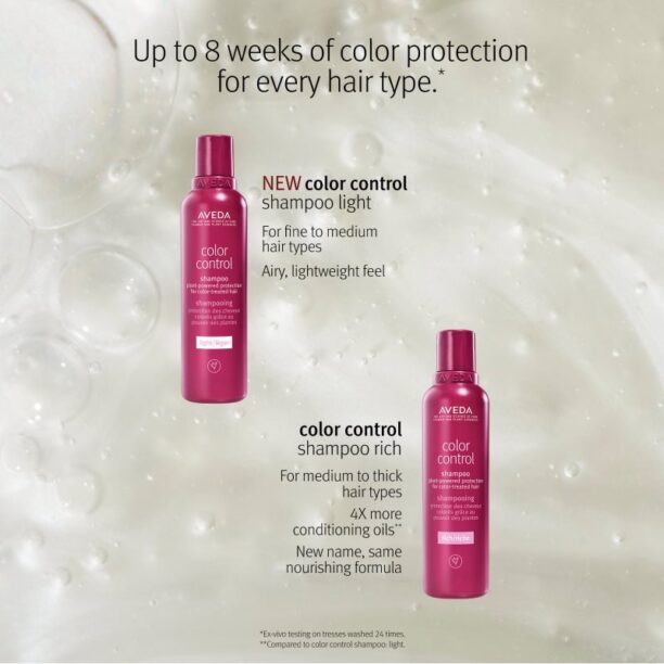 Original Aveda Color Control Rich Shampoo șampon pentru păr vopsit 200 ml