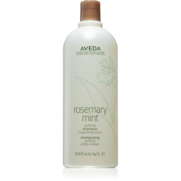 Aveda Rosemary Mint Purifying Shampoo curatarea profunda a scalpului pentru stralucire 1000 ml preţ