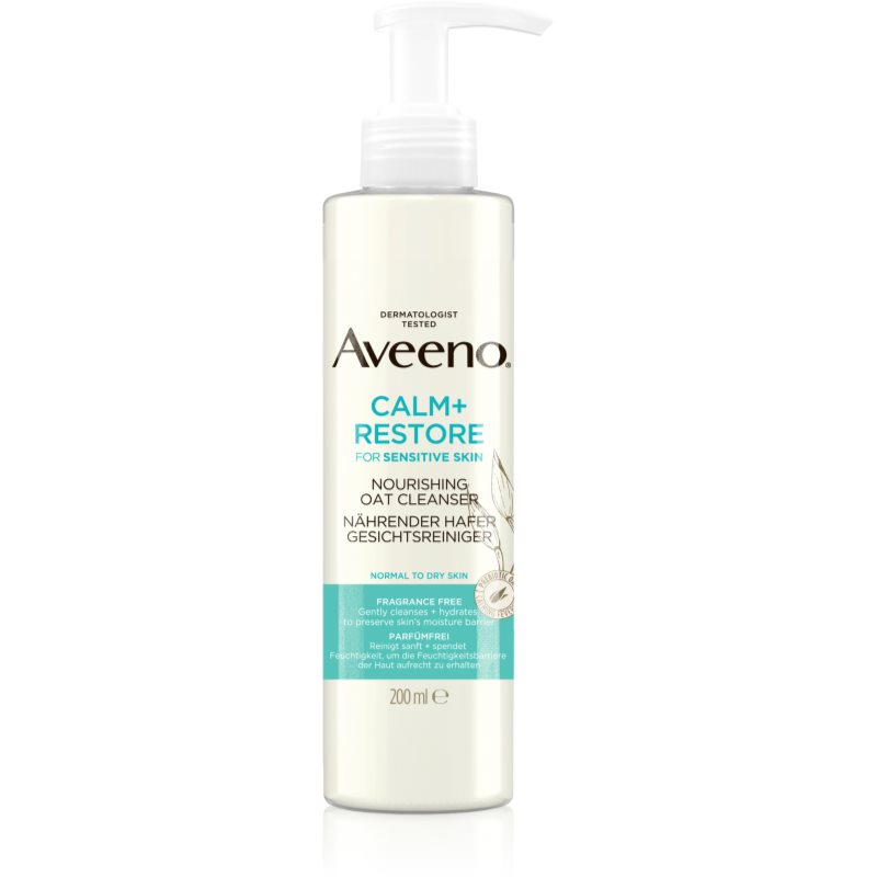 Aveeno Calm + Restore gel de curatare facial pentru piele sensibilă 200 ml preţ