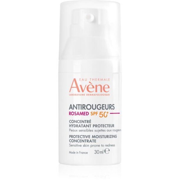 Avène Antirougeurs Rosamed Protective Moisturizing Concentrate produs concentrat pentru ingrijire împotriva roșeții tenului SPF 50+ 30 ml preţ