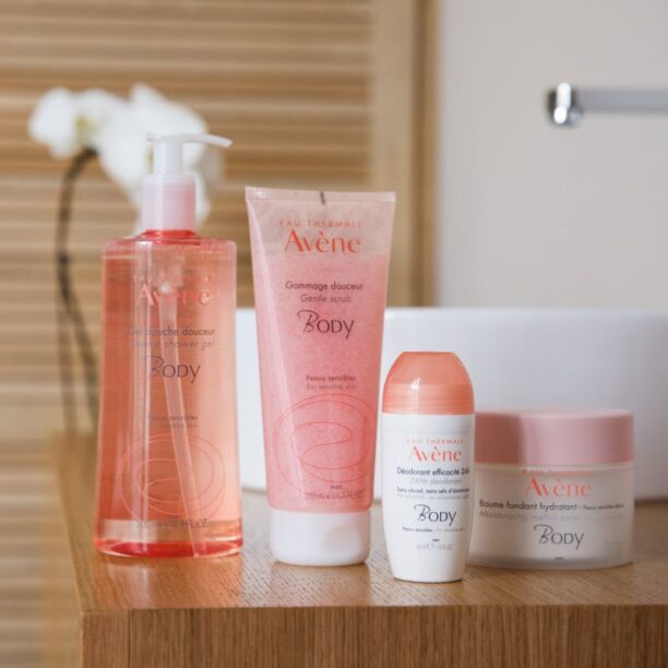 Avène Body gel de duș mătăsos pentru piele sensibila 500 ml preţ