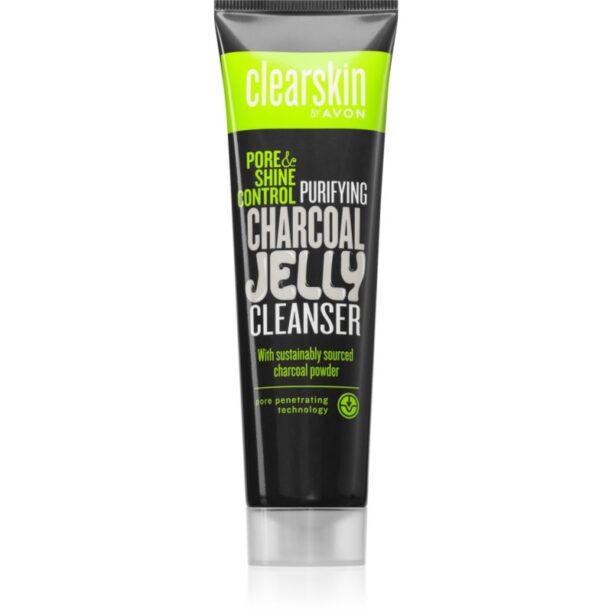 Avon Clearskin Pore & Shine Control gel intens pentru curatare cu cărbune activ 100 ml