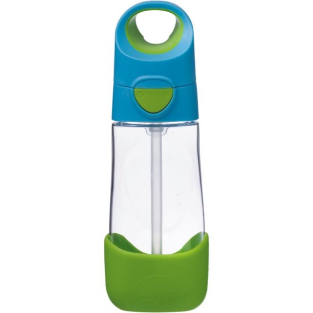 B.Box Bottle with Straw biberon cu pai Blue Green 450 ml preţ