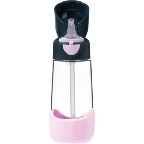 Cumpăra B.Box Bottle with Straw biberon cu pai Indigo Pink 450 ml