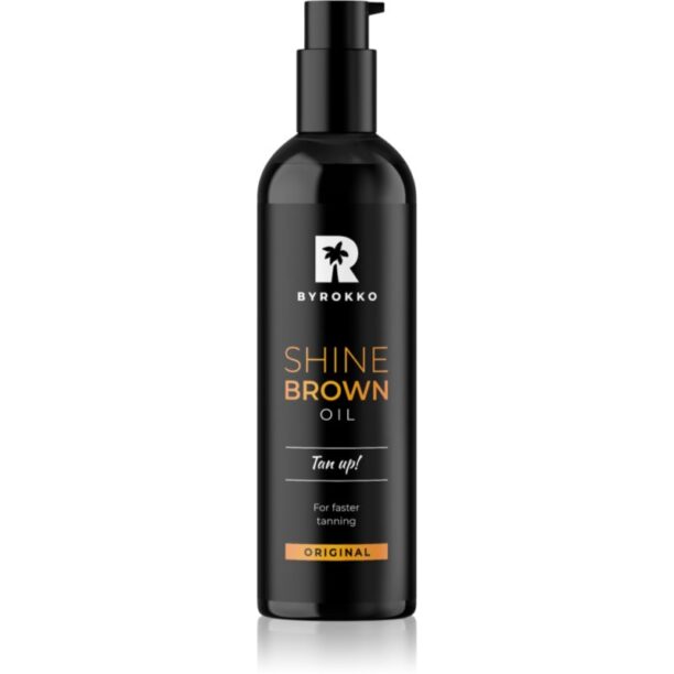 BYROKKO Shine Brown Tan Up! agent pentru accelerarea și prelungirea bronzării 150 ml preţ