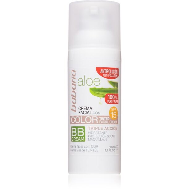 Babaria Aloe Vera crema BB cu aloe vera SPF 15  50 ml