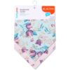 BabyOno Be Active Bandana Bib bavețică pentru nou-nascuti si copii Floral 2 buc