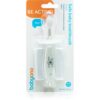 BabyOno Safe Baby Toothbrush Grey perie de dinti pentru copii 12m+ 1 buc