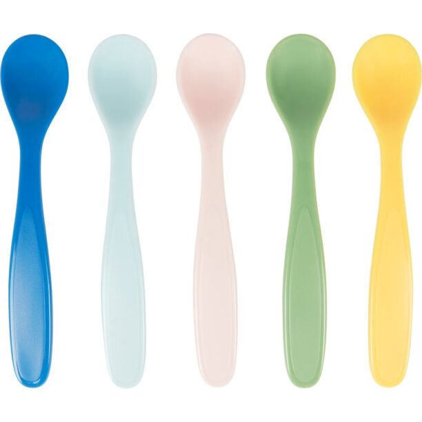 Badabulle Baby Spoons linguriță 4 m+ 5 buc preţ