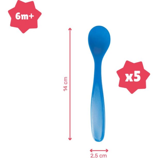 Cumpăra Badabulle Baby Spoons linguriță 4 m+ 5 buc