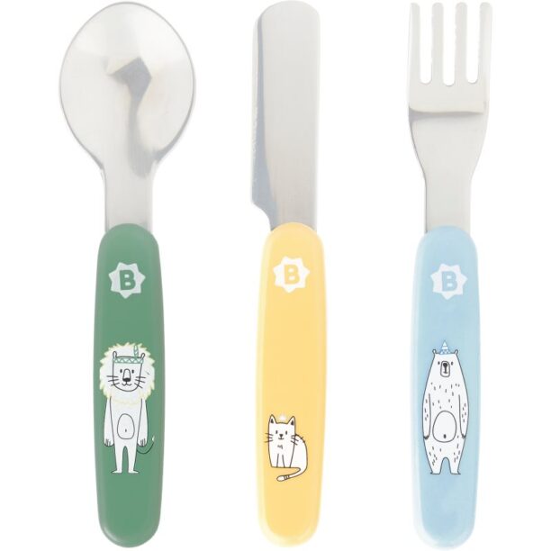 Badabulle Cutlery tacâmuri pentru copii 12 m+ 3 buc preţ