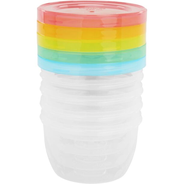 Cumpăra Badabulle Maxi Fun Colors castron cu capac 5x250 ml