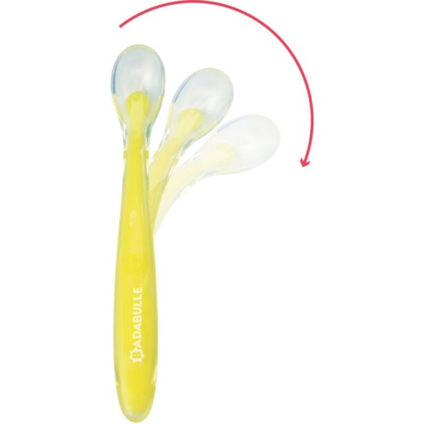 Cumpăra Badabulle Silicone Spoons linguriță 3 m+ 2 buc