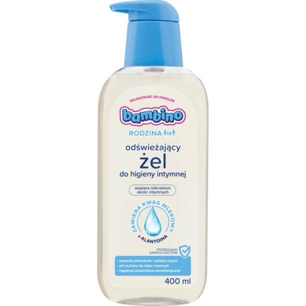 Bambino Family Refreshing Intimate Hygiene Gel Gel revigorant pentru curatarea intima 400 ml preţ