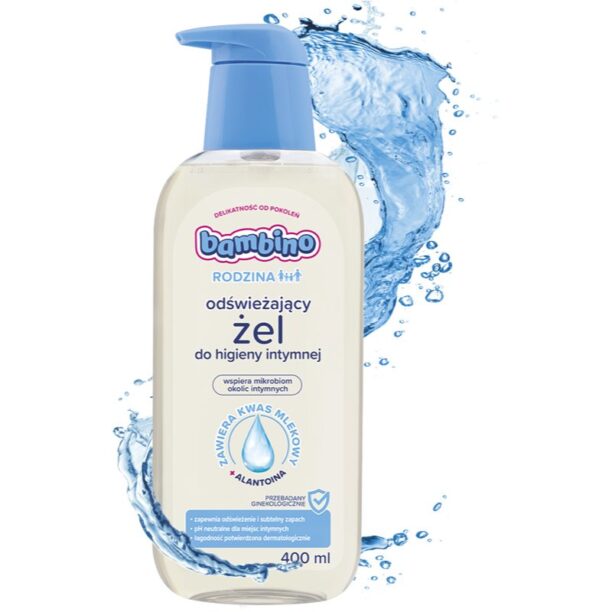 Cumpăra Bambino Family Refreshing Intimate Hygiene Gel Gel revigorant pentru curatarea intima 400 ml