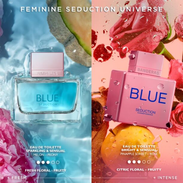 Original Banderas Blue Seduction for Her Eau de Toilette pentru femei 100 ml