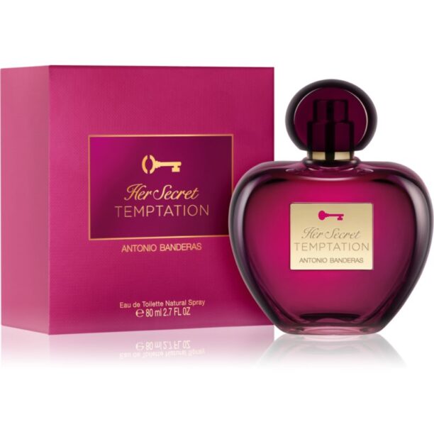 Cumpăra Banderas Her Secret Temptation Eau de Toilette pentru femei 80 ml