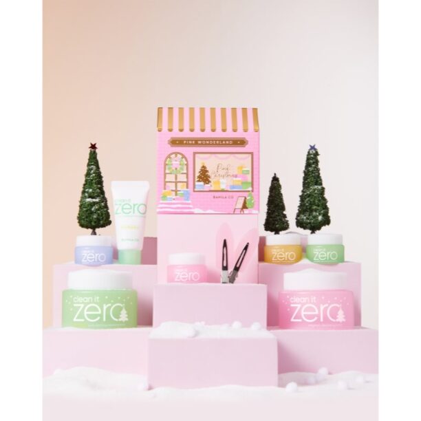 Cumpăra Banila Co. clean it zero Pink Wonderland Special Set set cadou de Crăciun perfecta pentru curatare