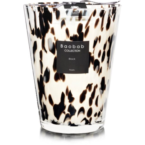 Baobab Collection Pearls Black lumânare parfumată 24 cm