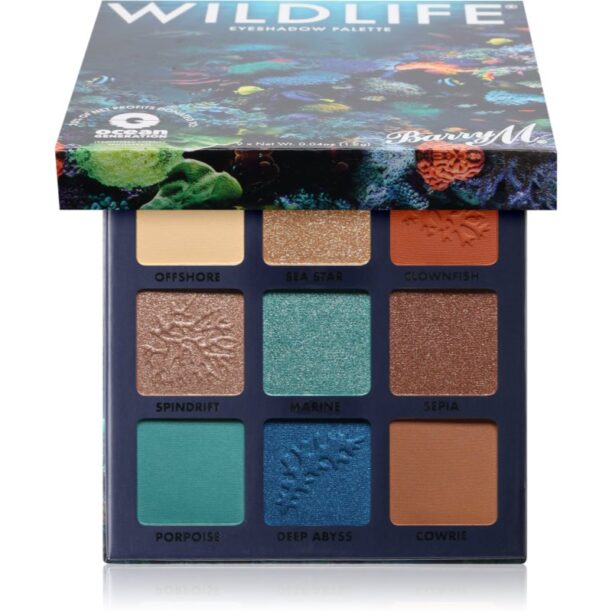 Barry M Wildlife Ocean paletă cu farduri de ochi 10