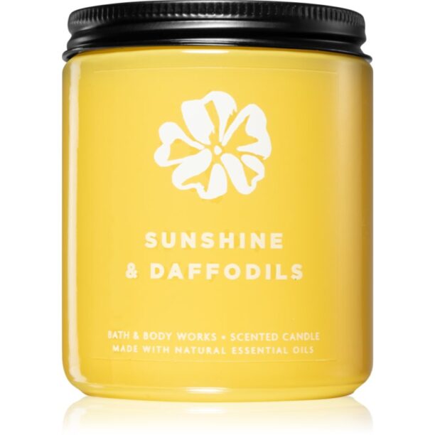 Bath & Body Works Sunshine and Daffodils lumânare parfumată 198 g