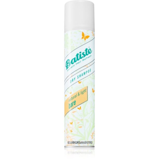 Batiste Natural & Light Bare sampon uscat pentru a absorbi excesul de sebum 200 ml