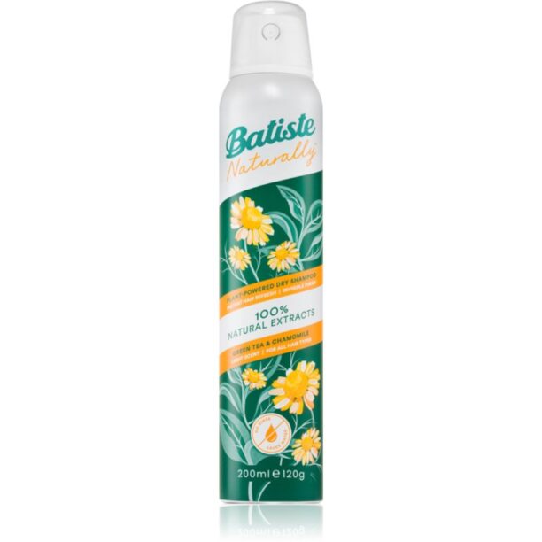 Batiste Naturally Green tea & Chamomile sampon uscat pentru a absorbi excesul de sebum 200 ml preţ