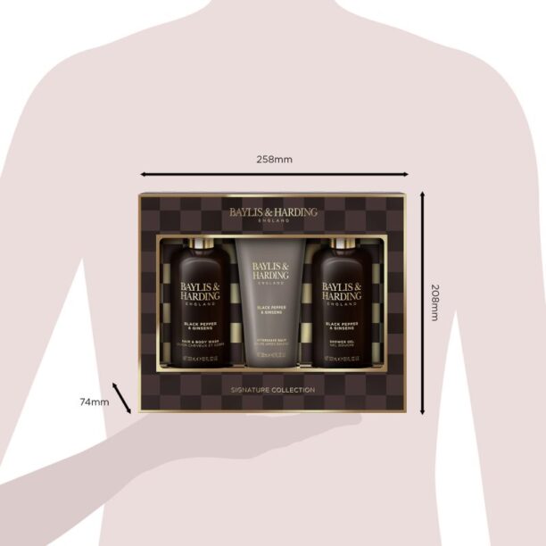 Cumpăra Baylis & Harding Black Pepper & Ginseng set cadou pentru față