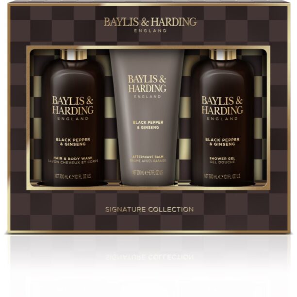 Baylis & Harding Black Pepper & Ginseng set cadou pentru față