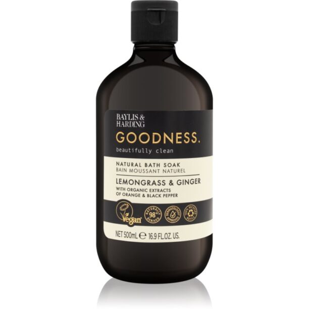 Baylis & Harding Goodness Lemongrass & Ginger spuma de baie 500 ml preţ