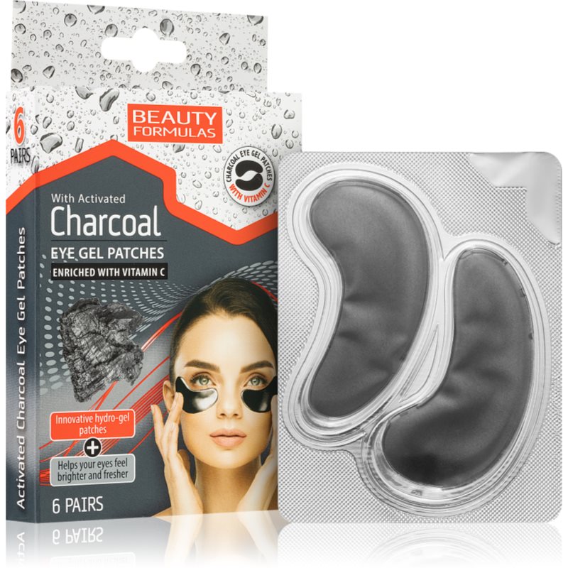 Beauty Formulas Charcoal masca hidrogel pentru ochi cu cărbune activ 6 buc preţ