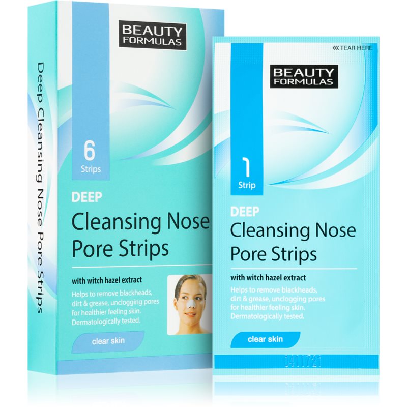 Beauty Formulas Clear Skin benzi de curățare pentru nas 6 buc preţ