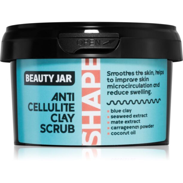 Beauty Jar Shape Exfoliant de Corp Anti-celulita cu argila 380 g preţ