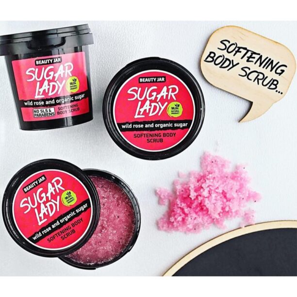 Preţ Beauty Jar Sugar Lady exfoliant pentru corp cu arome de zmeura 180 g