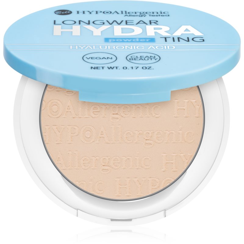 Bell Longwear Hydrating Powder pudra compacta cu acid hialuronic culoare 02 Light Beige 5 g
