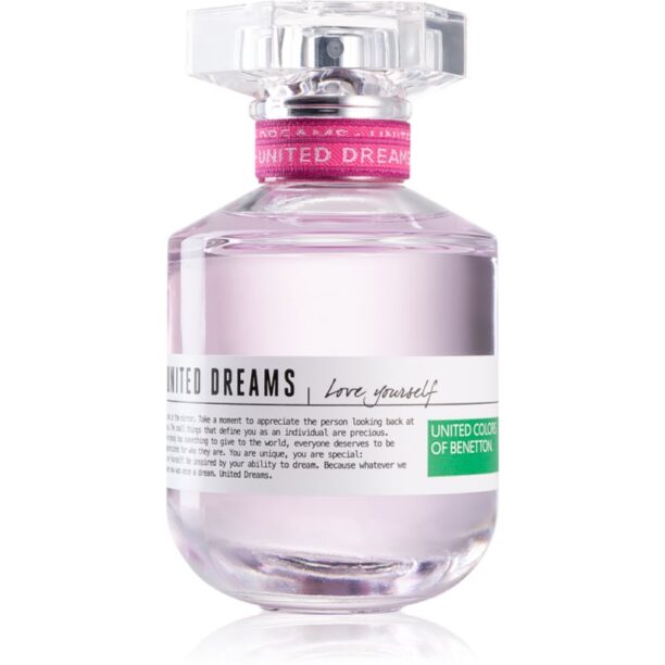 Benetton United Dreams for her Love Yourself Eau de Toilette pentru femei 50 ml preţ