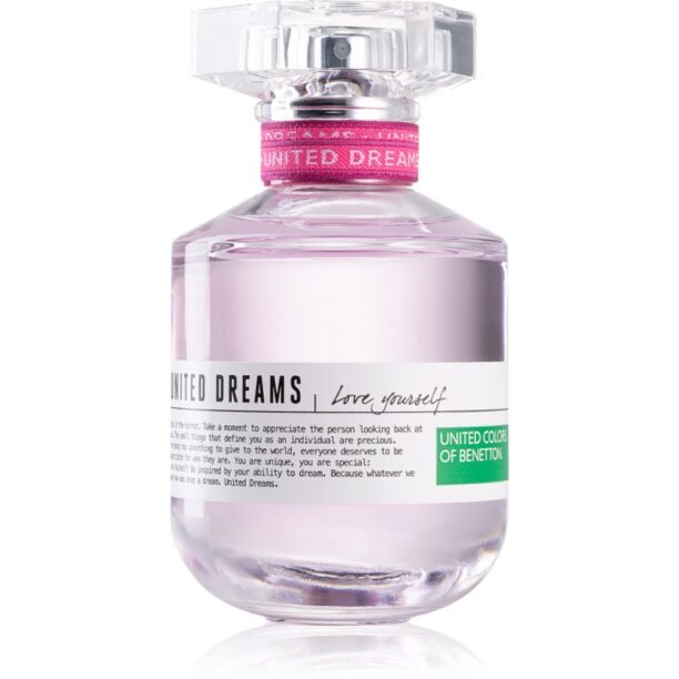 Benetton United Dreams for her Love Yourself Eau de Toilette pentru femei 80 ml preţ