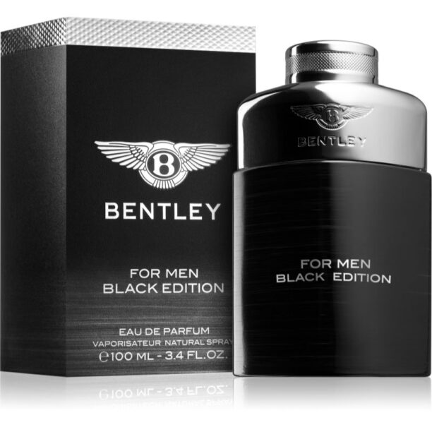 Bentley For Men Black Edition Eau de Parfum pentru bărbați 100 ml preţ