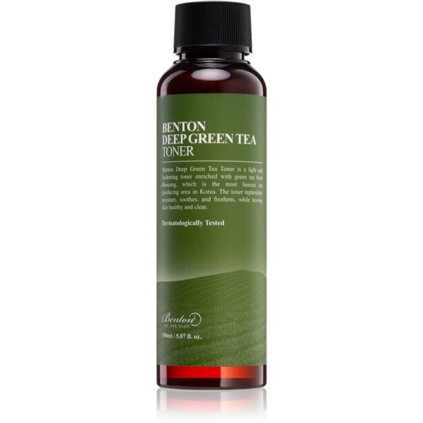 Benton Deep Green Tea tonic pentru hidratarea pielii cu ceai verde 150 ml