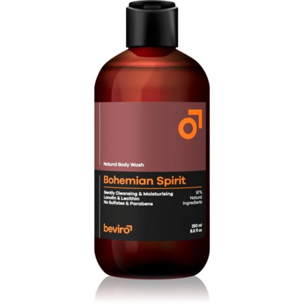 Beviro Natural Body Wash Bohemian Spirit Gel de duș pentru bărbați 250 ml preţ