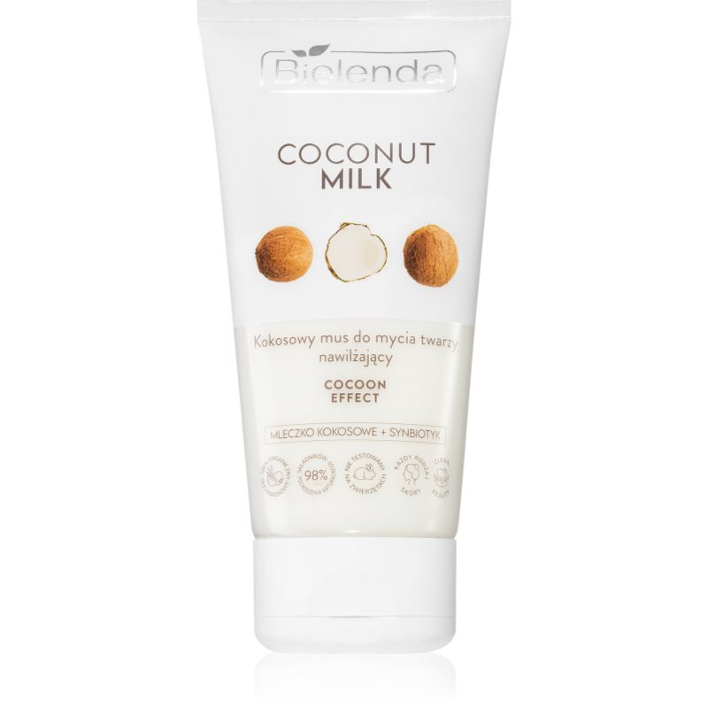 Bielenda Coconut Milk crema hidratanta pentru curatare cu cocos 135 g