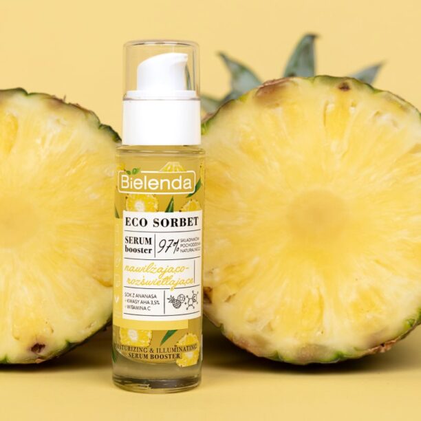 Cumpăra Bielenda Eco Sorbet Pineapple ser cu efect iluminator 30 ml