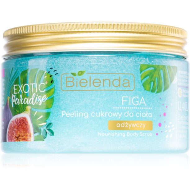 Bielenda Exotic Paradise Fig exfoliant din zahar cu efect de nutritiv 350 g