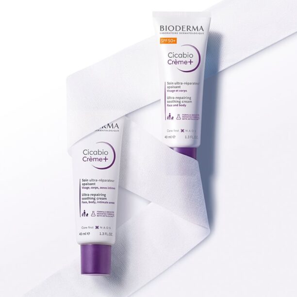 Cumpăra Bioderma Cicabio Créme+ SPF 50+ crema de fata SPF 50+ 40 ml