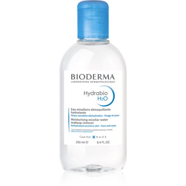 Bioderma Hydrabio H2O apa pentru curatare cu particule micele pentru piele deshidratata 250 ml