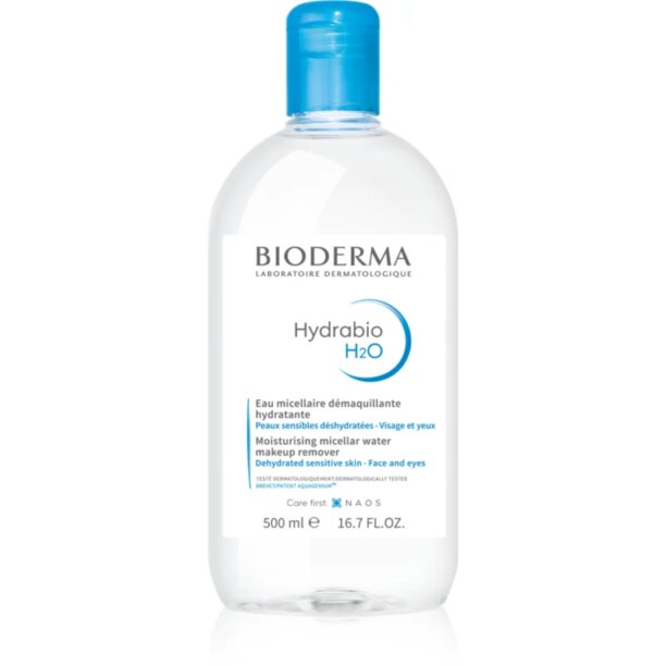 Bioderma Hydrabio H2O apa pentru curatare cu particule micele pentru piele deshidratata 500 ml