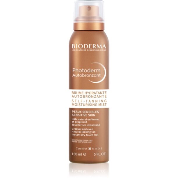 Bioderma Photoderm Autobronzant spray auto-bronzant cu efect de hidratare 150 ml